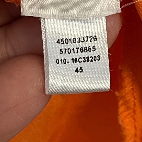 Chicos Floral Top 12 Orange Boho Western Indie Hippie Folk Preppy Classic Chic - Picture 9 of 12